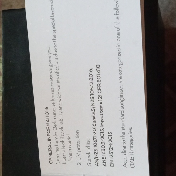 Carolina Lemke Of Berlin Quality Fashion Sunglasses with UV protection. - Picture 4 of 5